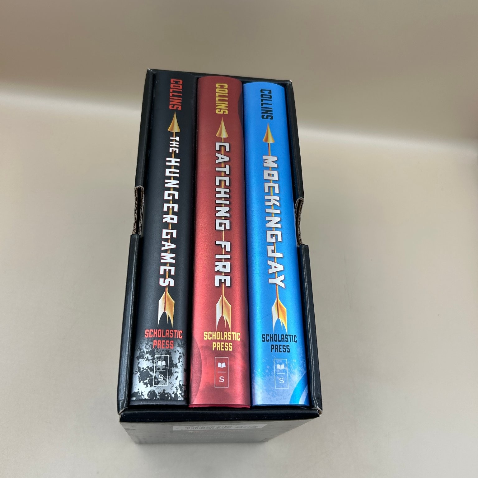 The Hunger Games Trilogy Suzanne Collins 2010 Box Set Dystopian YA Scholastic