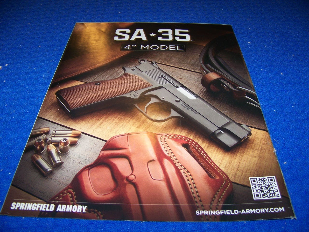2026 SPRINGFIELD SA35 4″ MODEL PISTOL..1-PAGE SALES AD (717SS)
