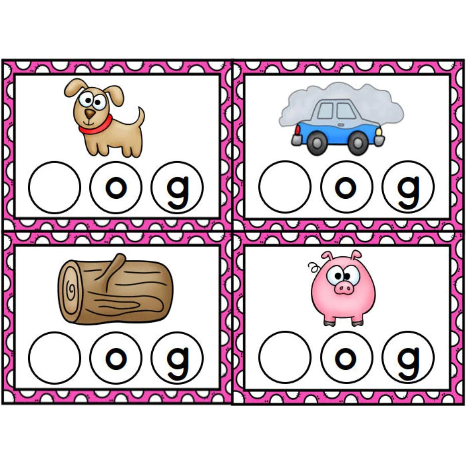 CVC Words (with answer) 5 sets 252 pages – preschool kindergarten