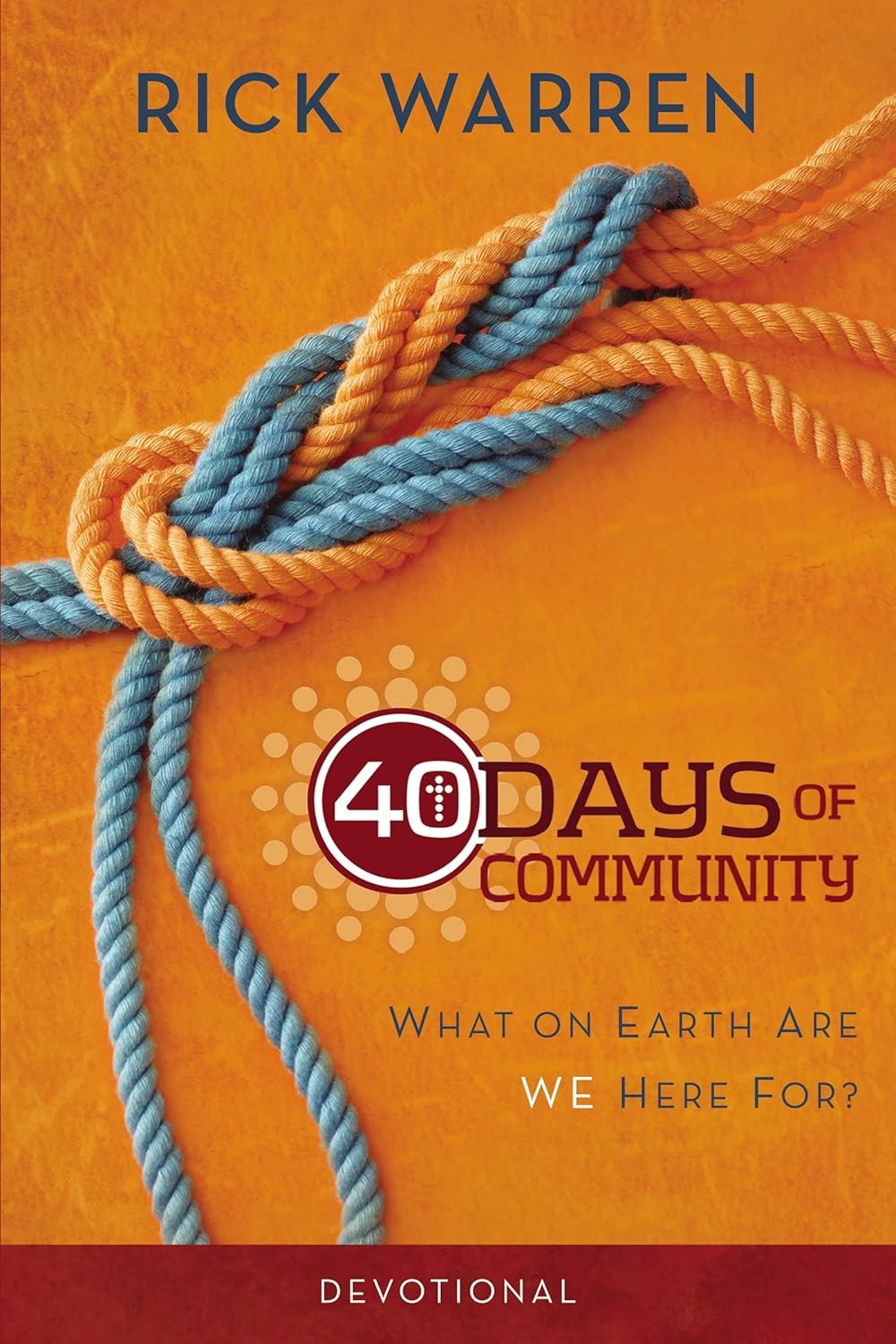 40 Days of Community Devotional: What on Earth Are We Here For? – Warren, Rick