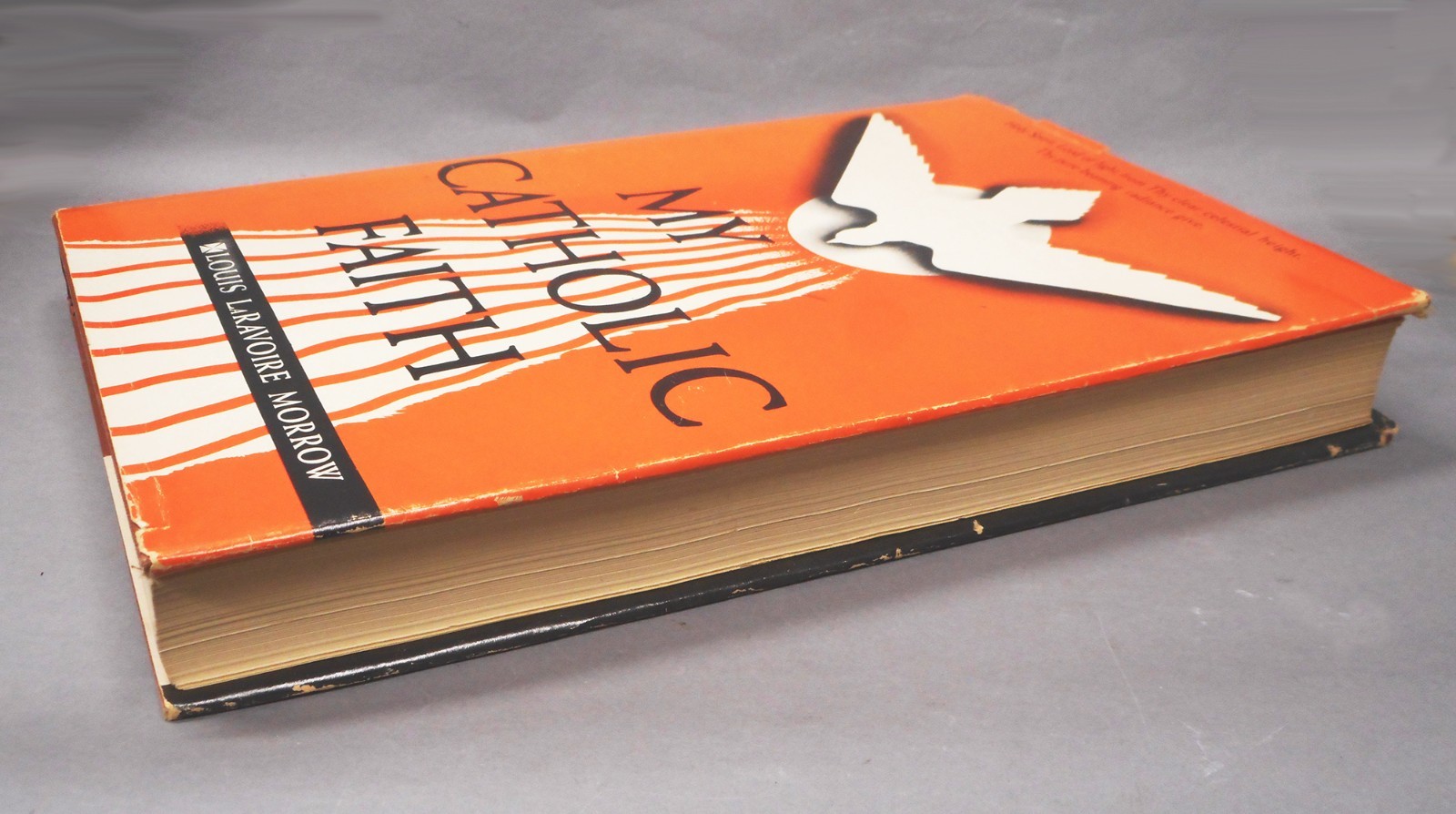 Vintage Book: 1960 MY CATHOLIC FAITH by Louis LaRavoire Morrow, HC/Dust Jacket