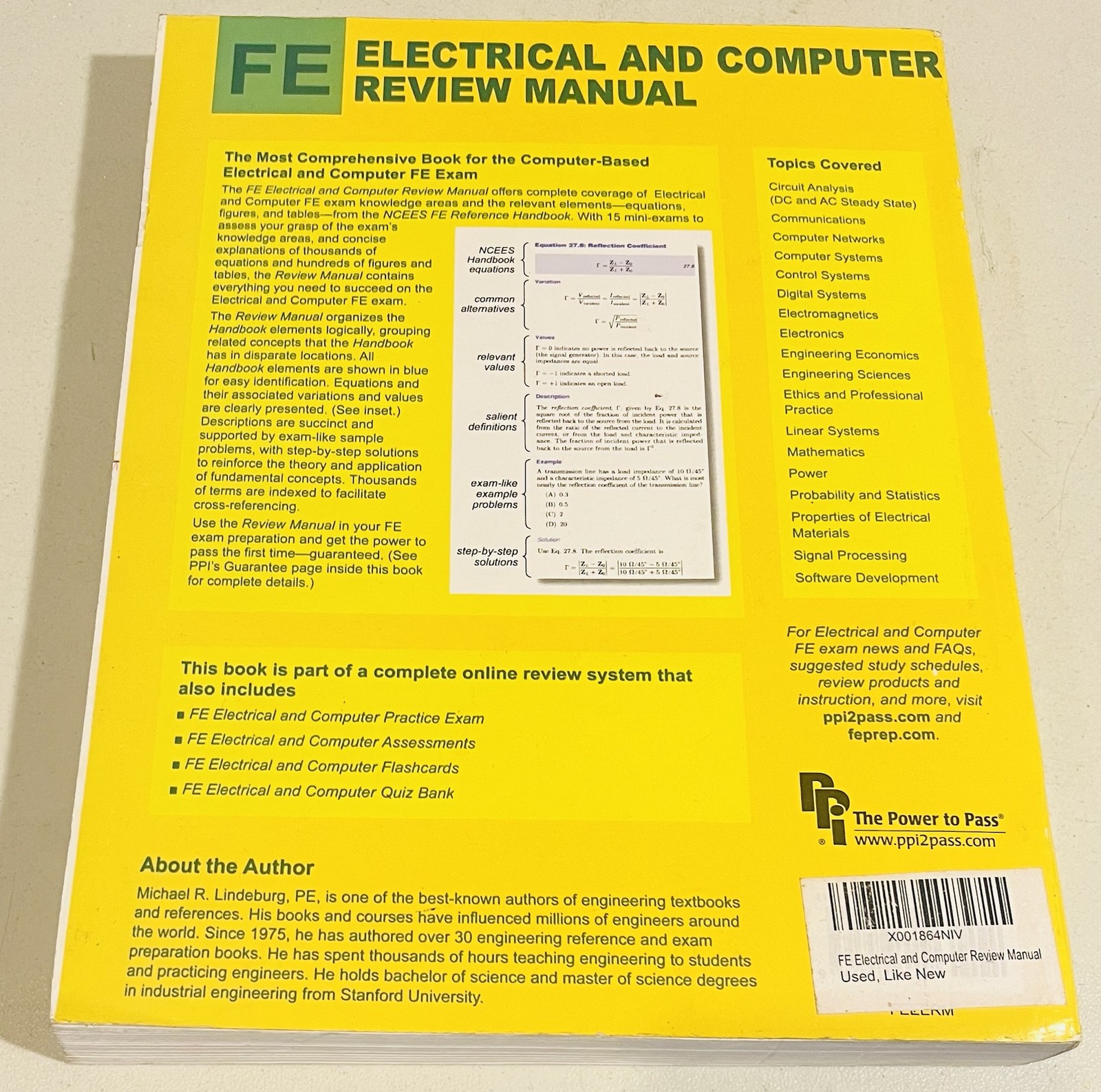 PPI FE Electrical and Computer Review Manual – Comprehensive FE Book for the F..