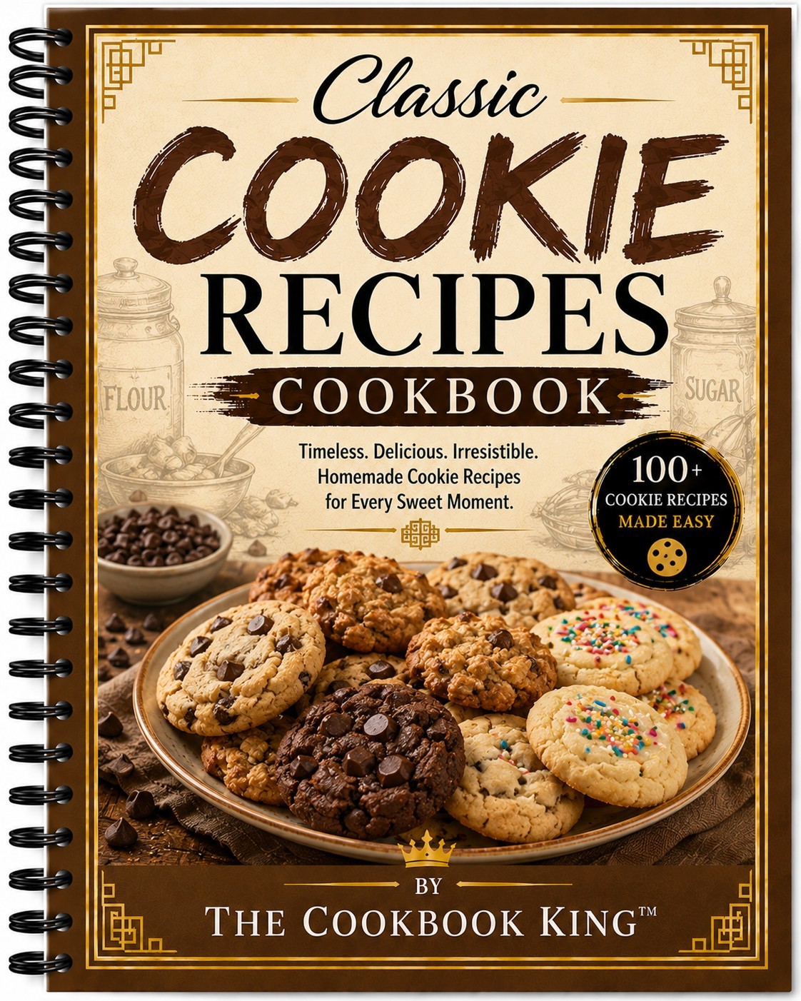 Cookbook Classic Cookie Recipes Cookbook + Vacation Certificate w/ cook book