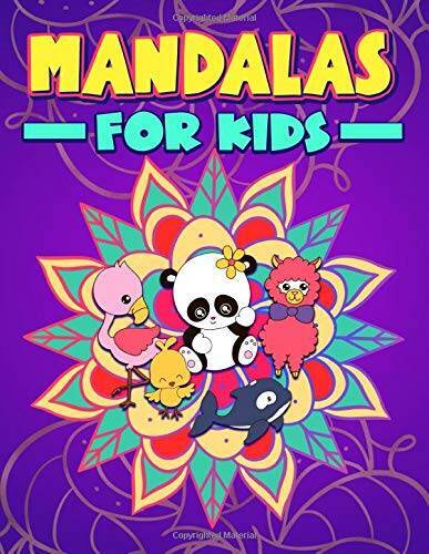 Mandalas for Kids: A Cute Coloring Book for Children with 50 Simple Begin – GOOD