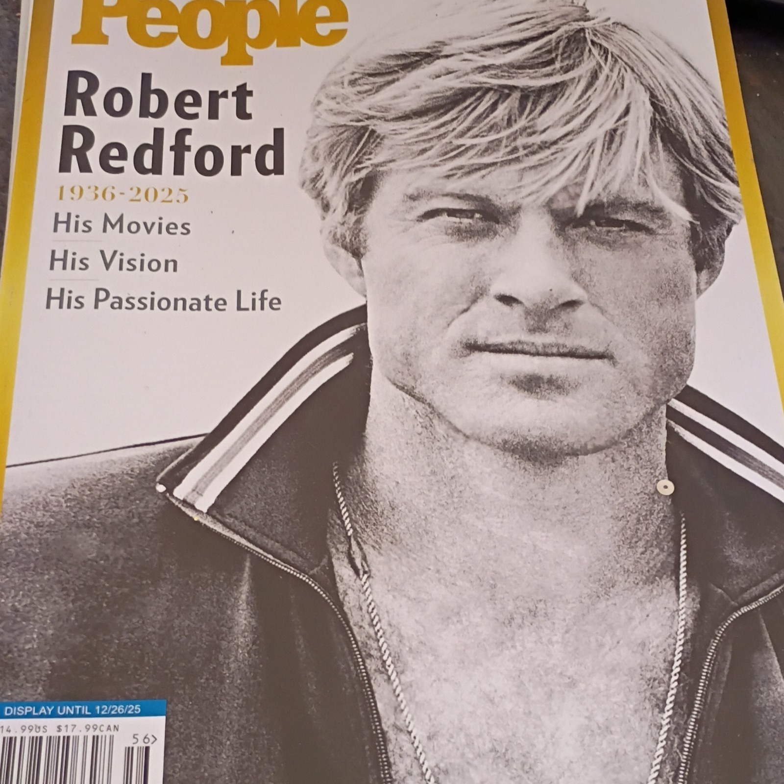 People Tribute Edition Robert Redford Movies Vision Passionate Life BHG Specials