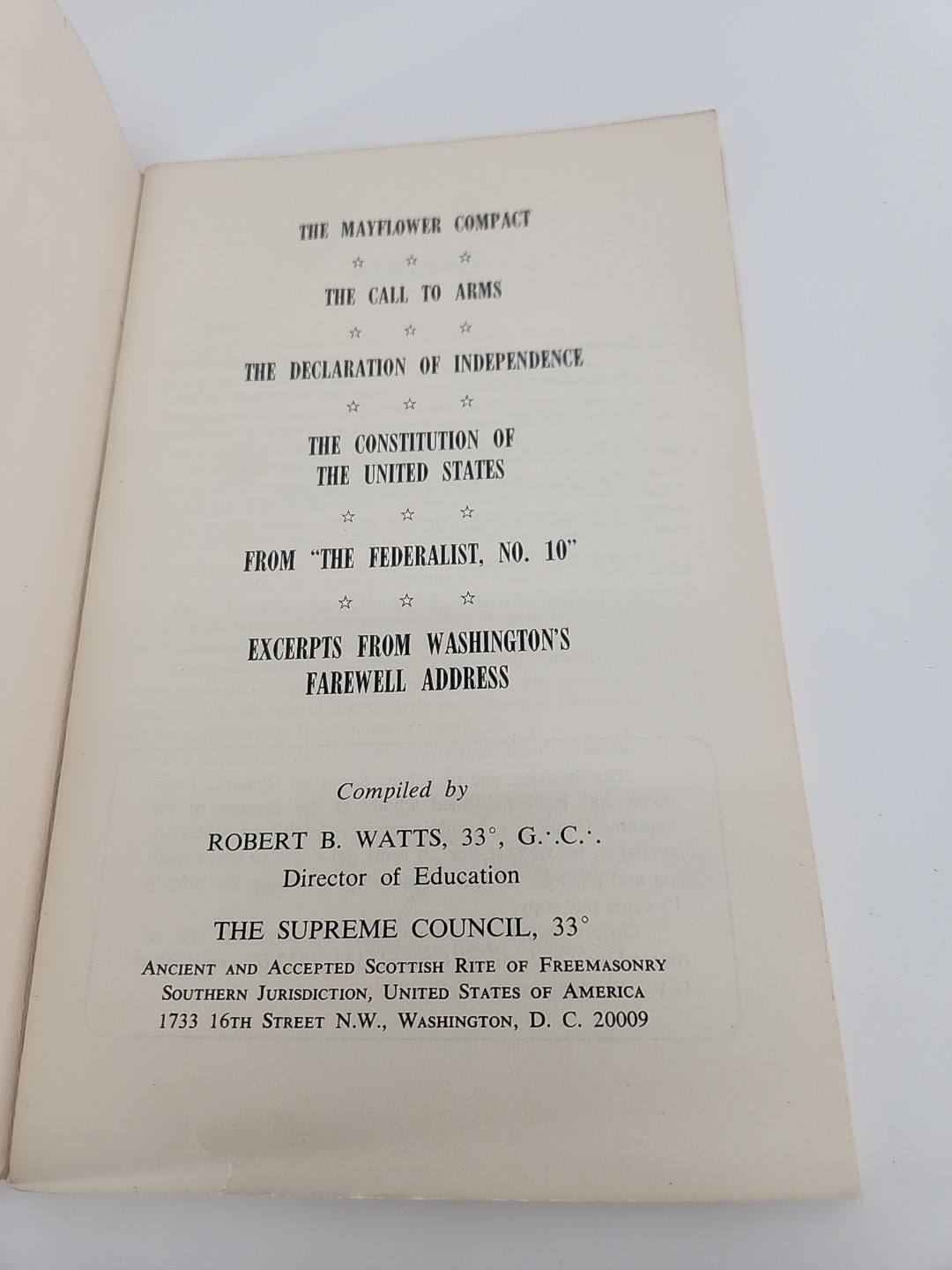 Our Freedom Documents (Stapleback) by Robert Watts