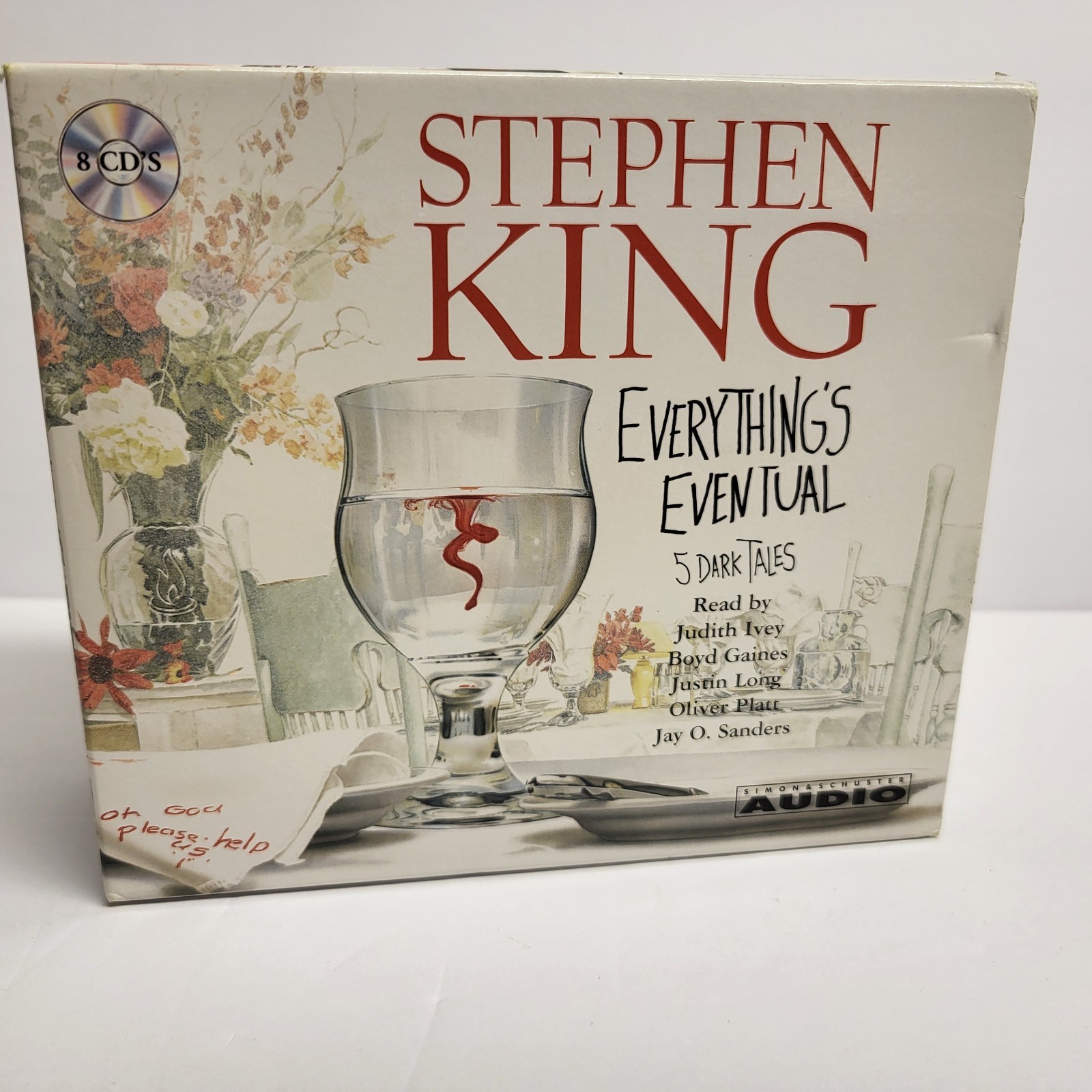 Everything’s Eventual : Five Dark Tales by Stephen King 2002 CD Near new!