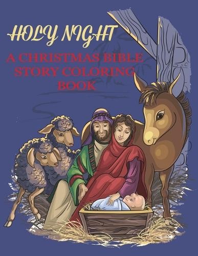 Dp Kids Holy Night, A Christmas Bible Coloring Book (Paperback)