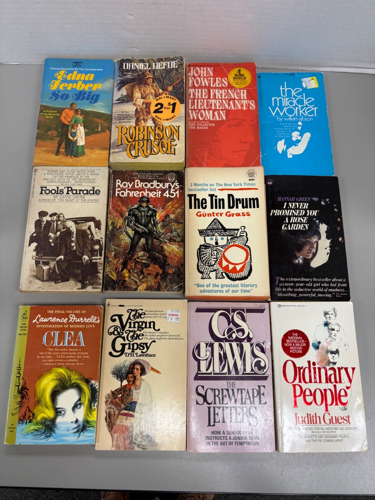 Classic Novels Lot of 12 Paperback (See Photos for Titles)