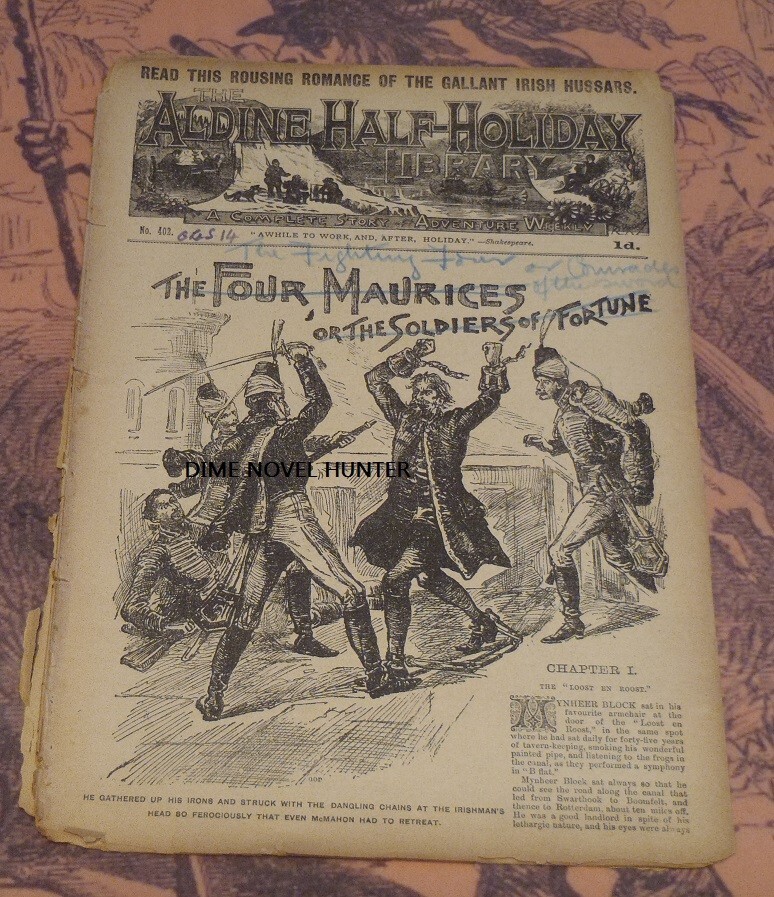 IRISH SOLDIER’S STORY ALDINE HALF-HOLIDAY LIBRARY # 402 SCARCE PENNY DREADFUL