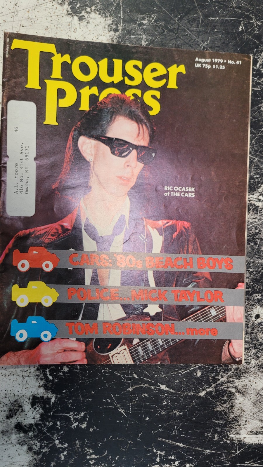 Rare Trouser Press Magazine Cars Police Beach Boys Devo August 1979 Tom Robinson