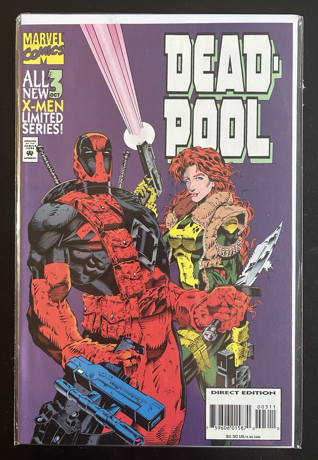 Deadpool (Vol 1) #3, Oct 94, Direct Edition, Marvel Comics, BUY 3 GET 15% OFF