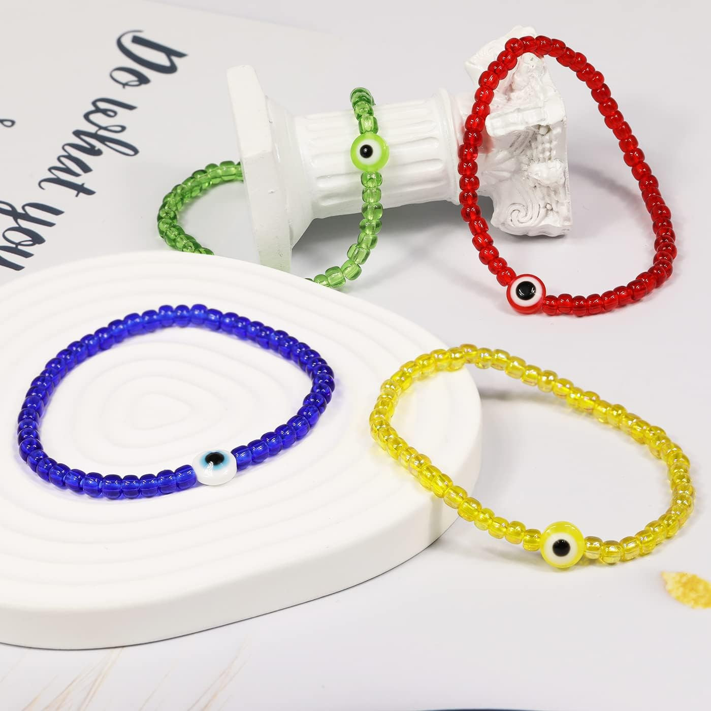 Clear Rainbow Yellow Color 4mm Seed Beads About 1200pcs/100Grams in Bag, 6/0 Gla