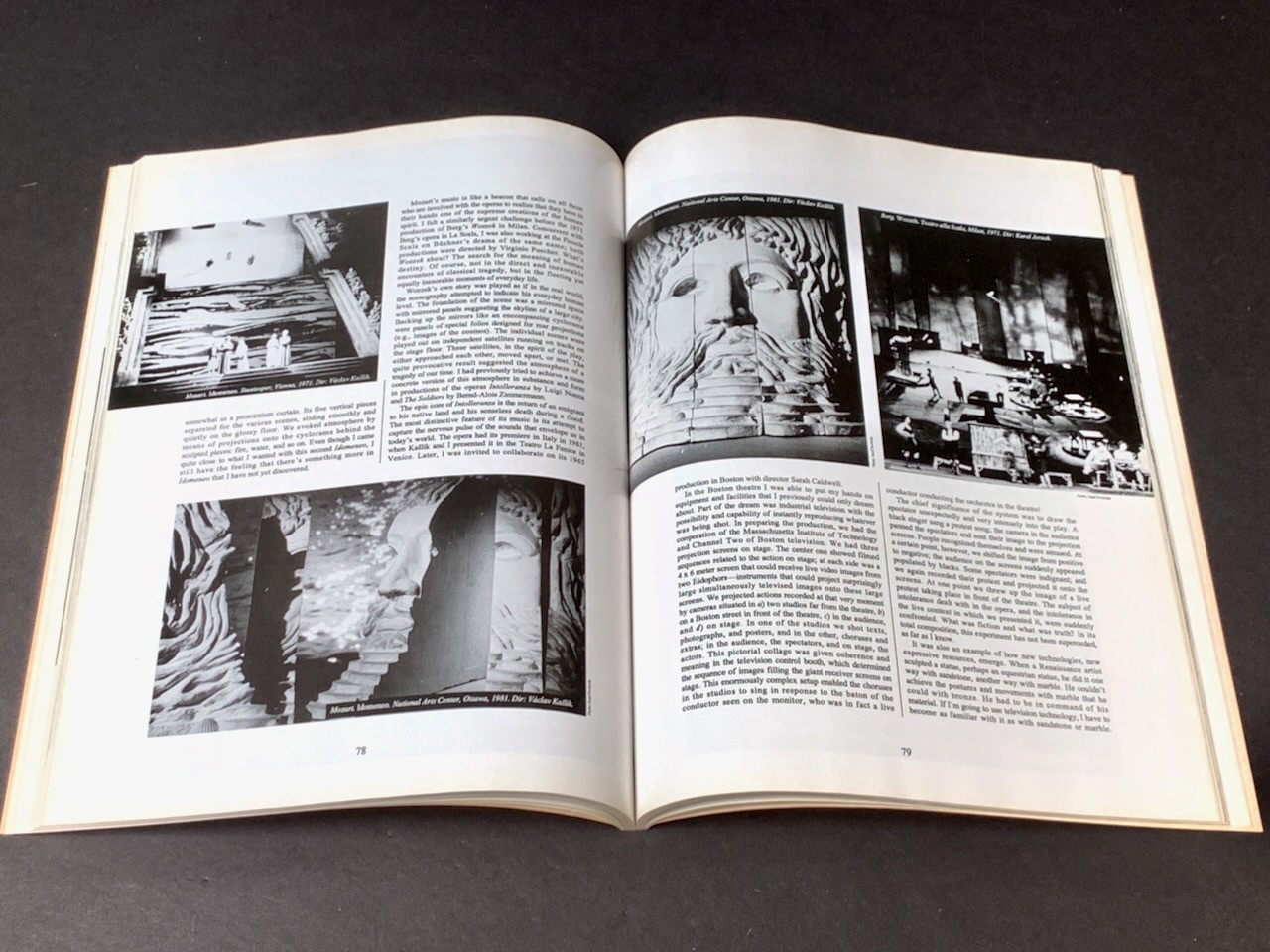 The Secret of Theatrical Space – Josef Svoboda – First Printing – Softcover