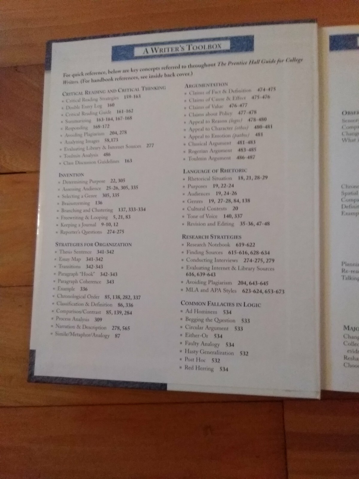 THE PRENTICE HALL GUIDE FOR COLLEGE WRITERS (7TH EDITION) By Stephen Reid