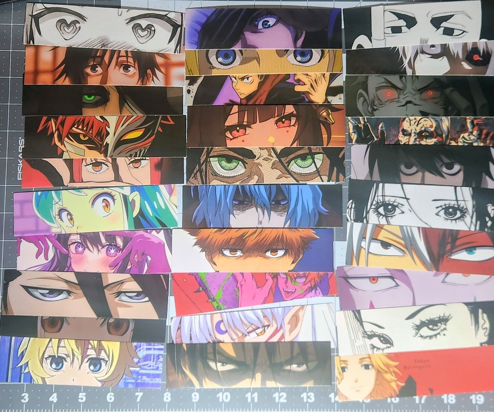 30 PC Bookmark Set Full Color Anime Art Draw 1.5″ x 6″ New