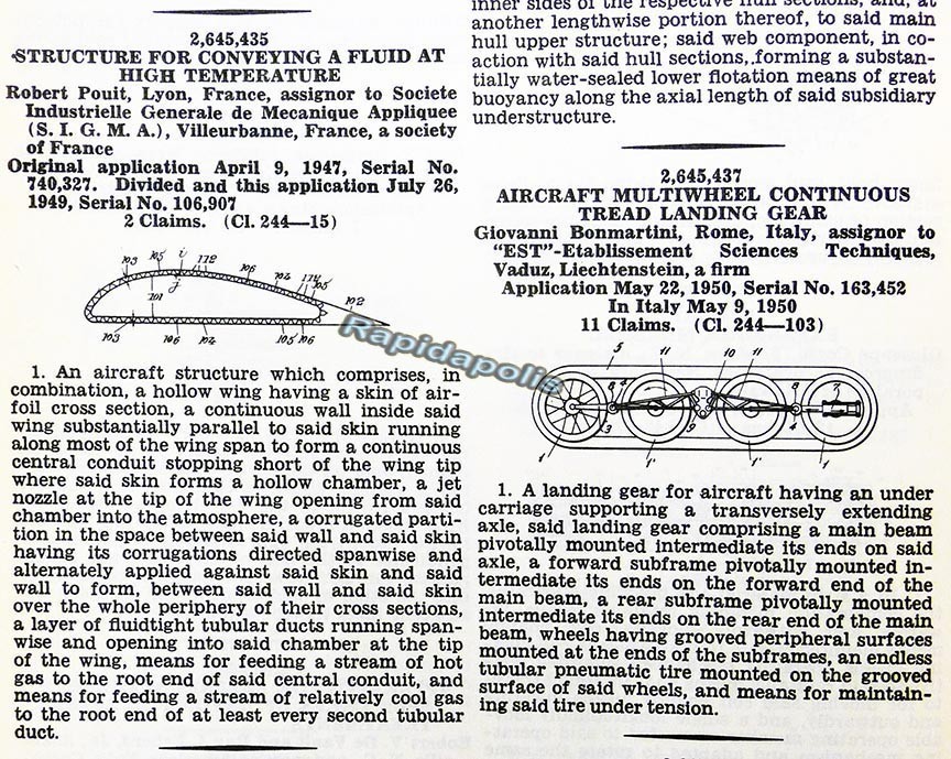 1200+ page OFFICIAL GAZETTE OF THE UNITED STATES PATENT OFFICE July 1953
