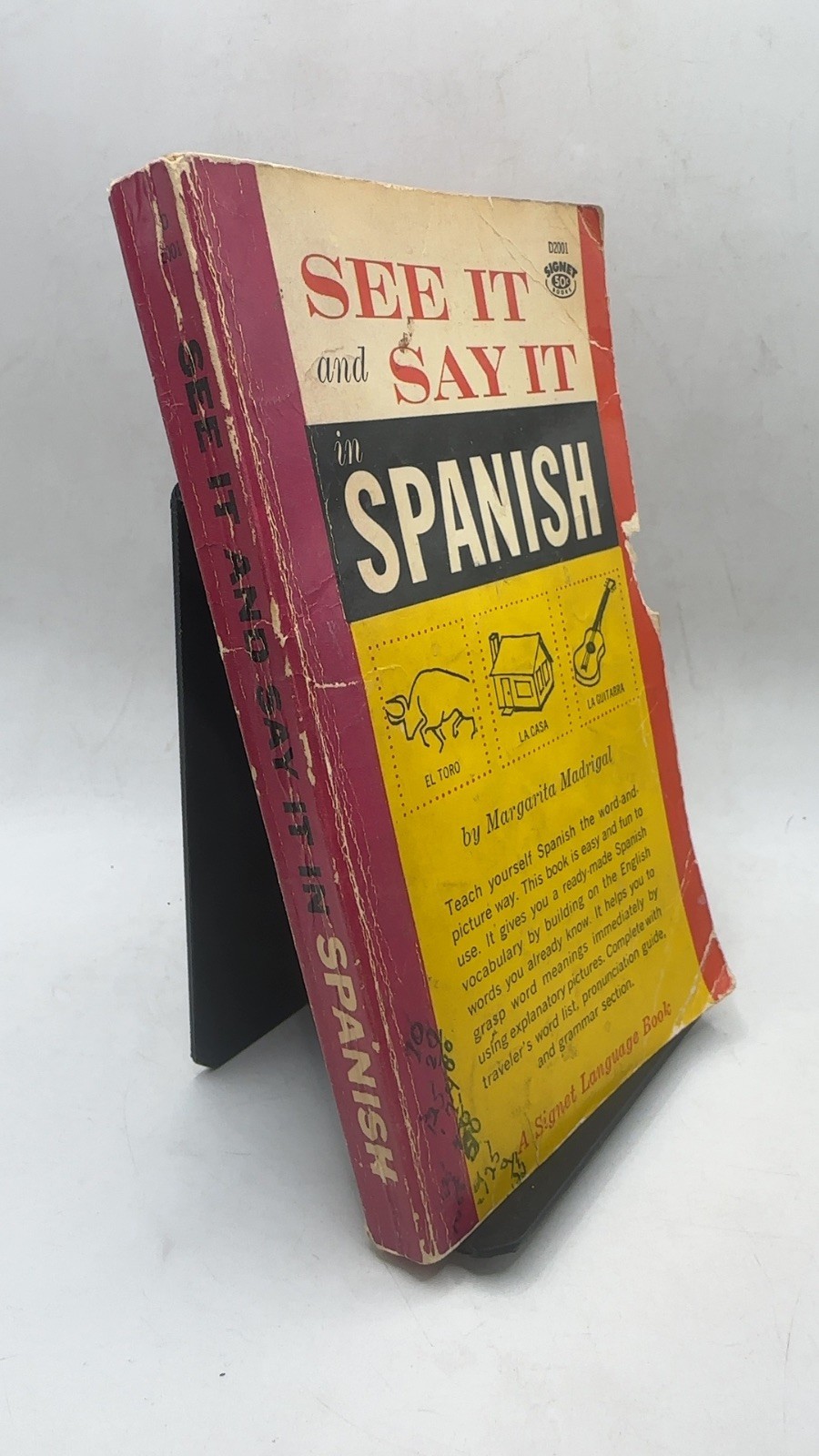 See It and Say It in Spanish Margarita Madrigal Paperback Fourth Printing, Oc…