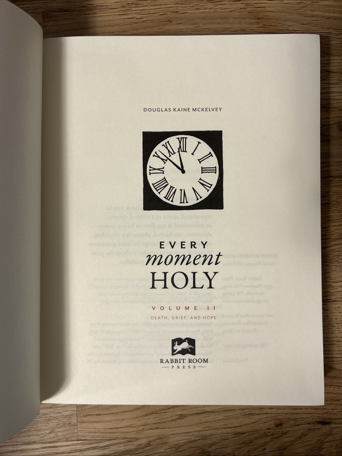 Every Moment Holy: Death, Grief, and Hope by Douglas Kaine Vol 2 McKelvey 2021