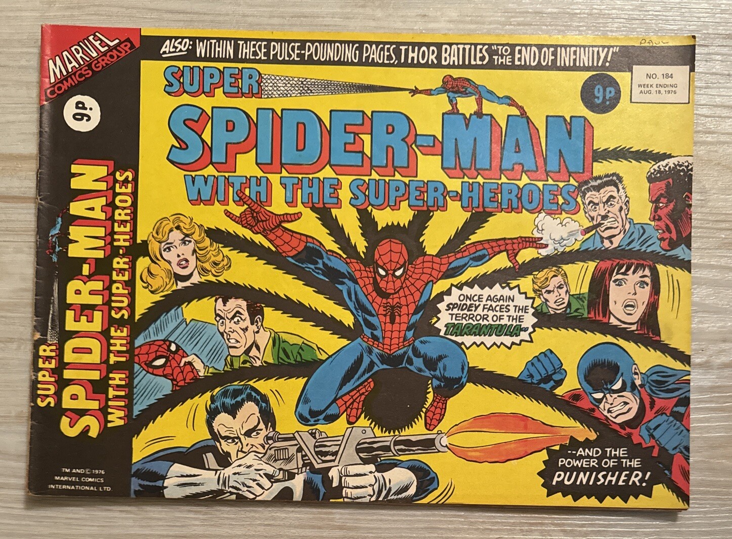 Spider-man & Superheroes Comics Weekly 181 182 183 – 190 Vintage Marvel UK 1976