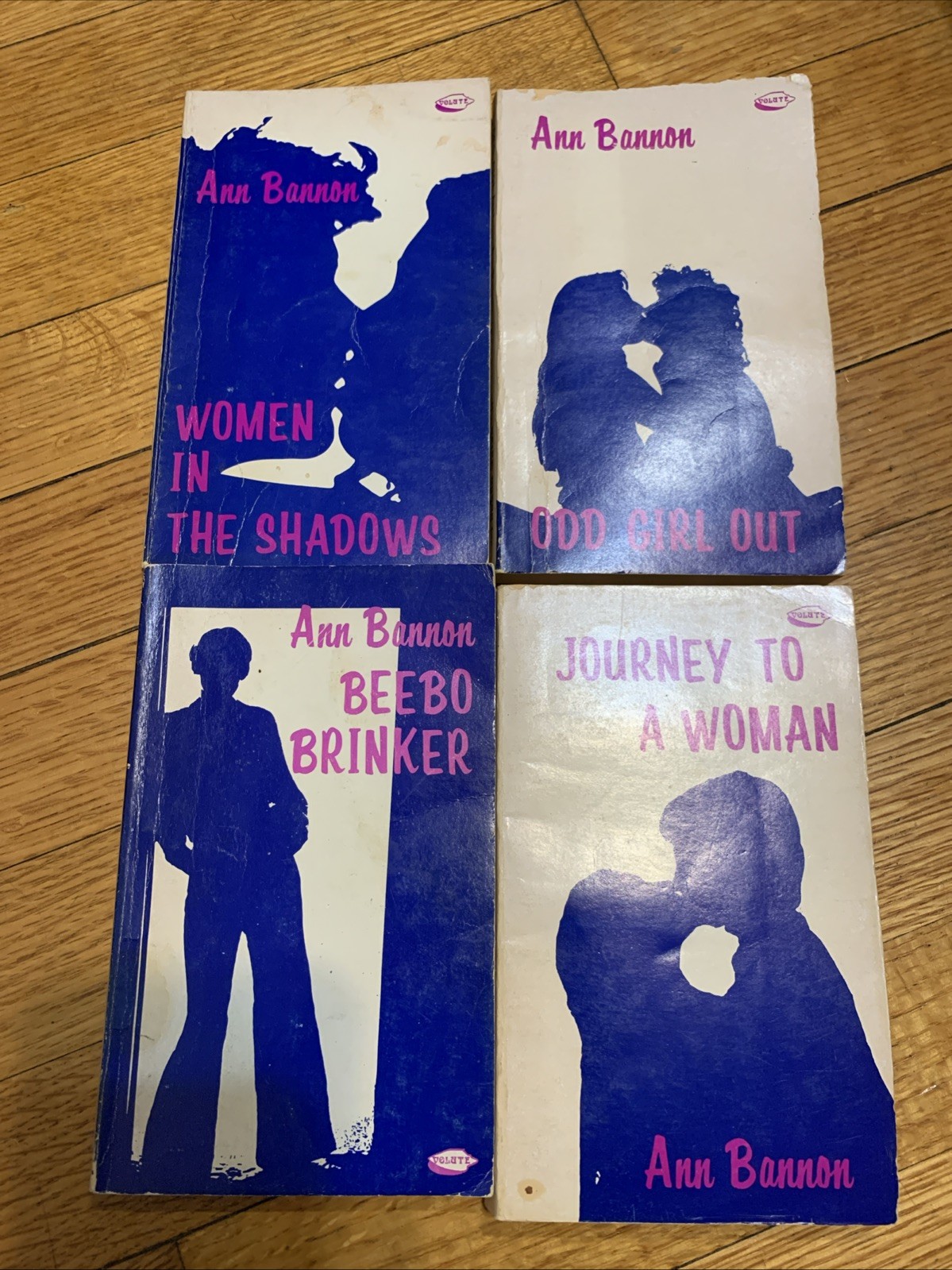Ann Bannon Lot of 4 Books Lesbian pulp fiction Cleis Press lgbt c 1959
