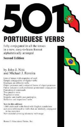 501 Portuguese Verbs (Barron’s 501 Portuguese Verbs) – Paperback – GOOD
