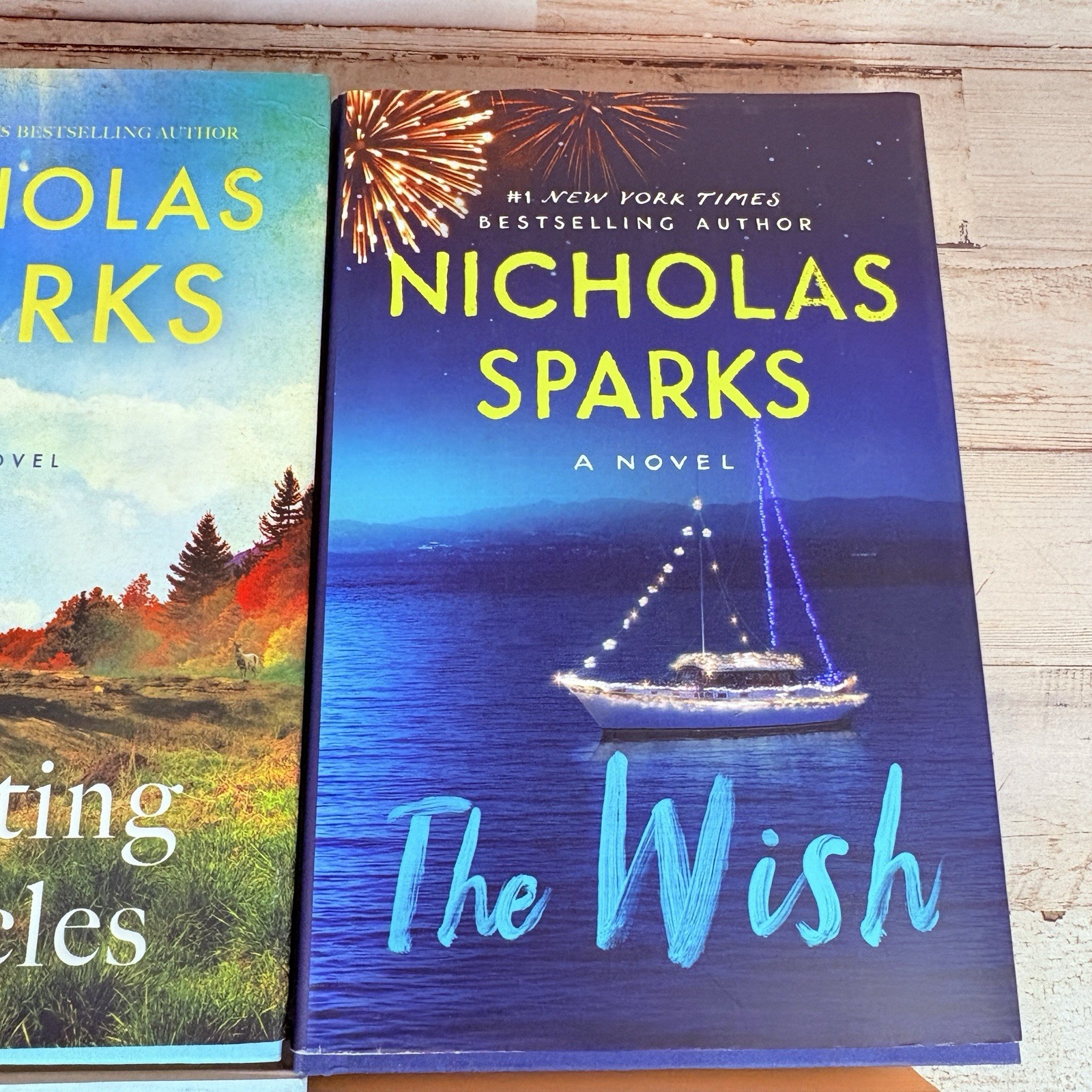 Lot Of 8 Nicholas Sparks Romance Novels Books Wish Miracles Lucky Dear John