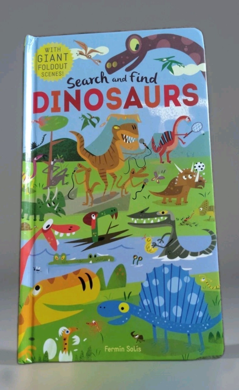 Search and Find: Dinosaurs – Hardcover By Walden, Libby – VERY GOOD