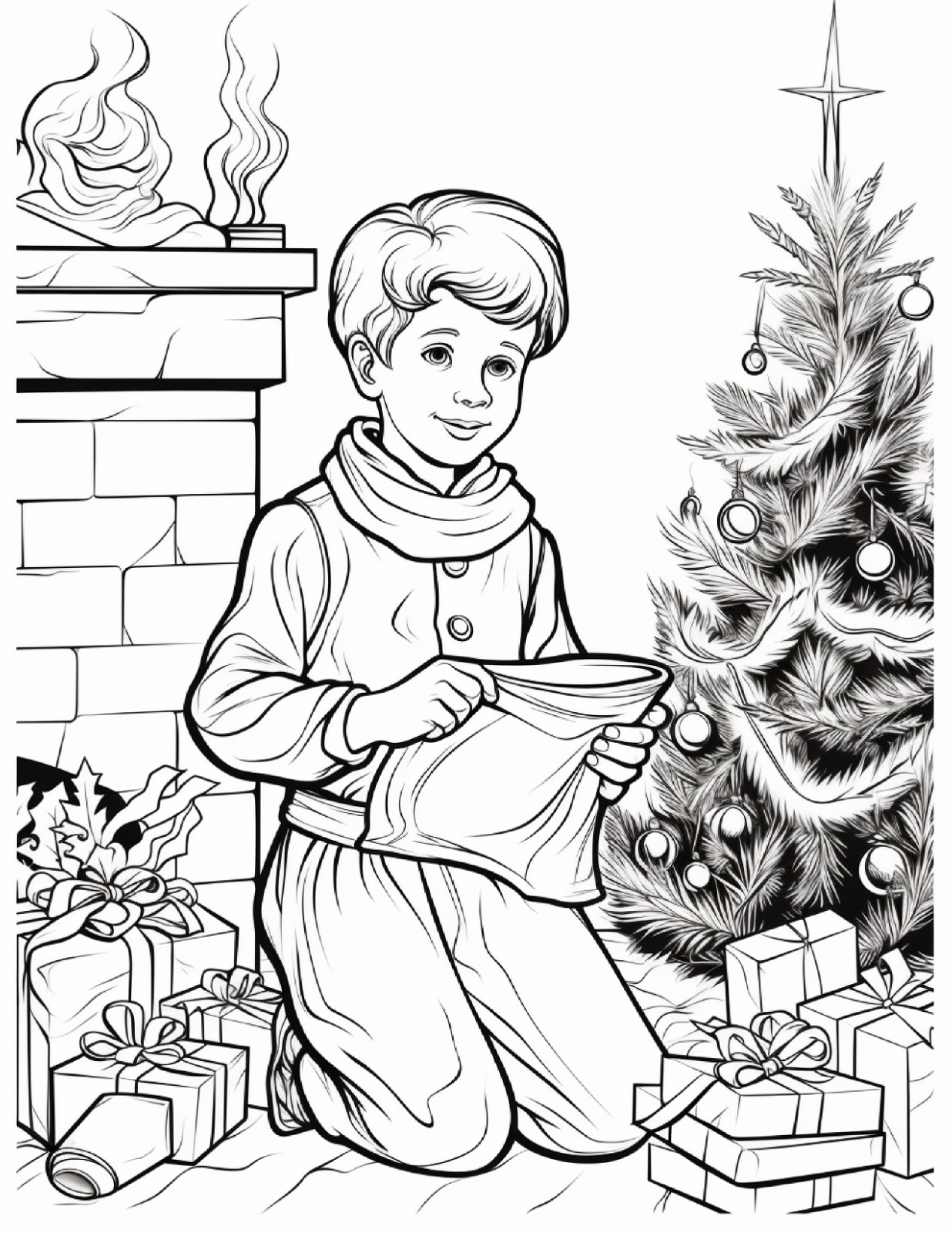 Christmas one colorings bookhours of fun for everyone