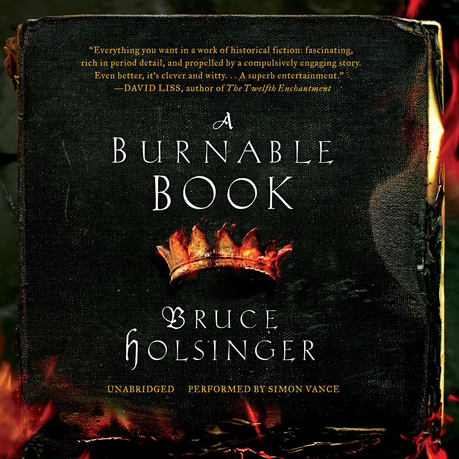 A Burnable Book by Bruce Holsinger 2014 Unabridged CD 9781482991970
