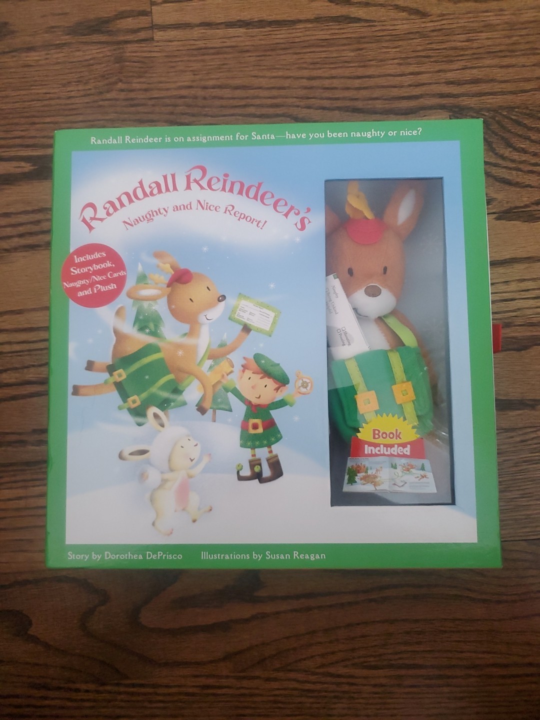 Randall Reindeer’s Naughty and Nice Report by Dorothea DePrisco 2011 BRAND NEW!!