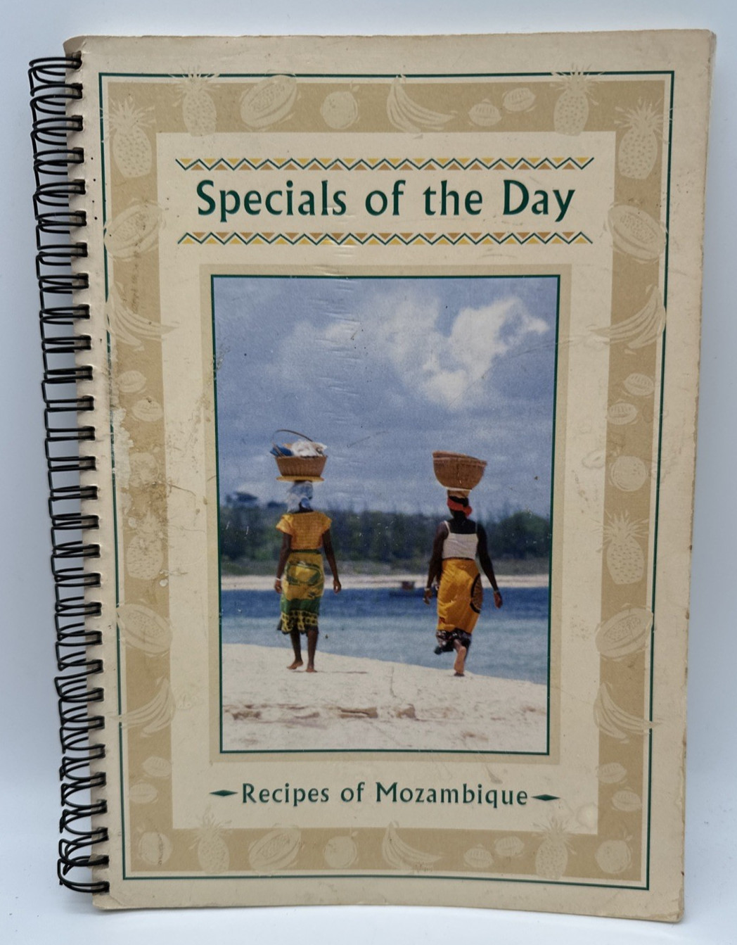 Specials of the Day Recipes of Mozambique 1996 Bilingual Spiral-Bound Good