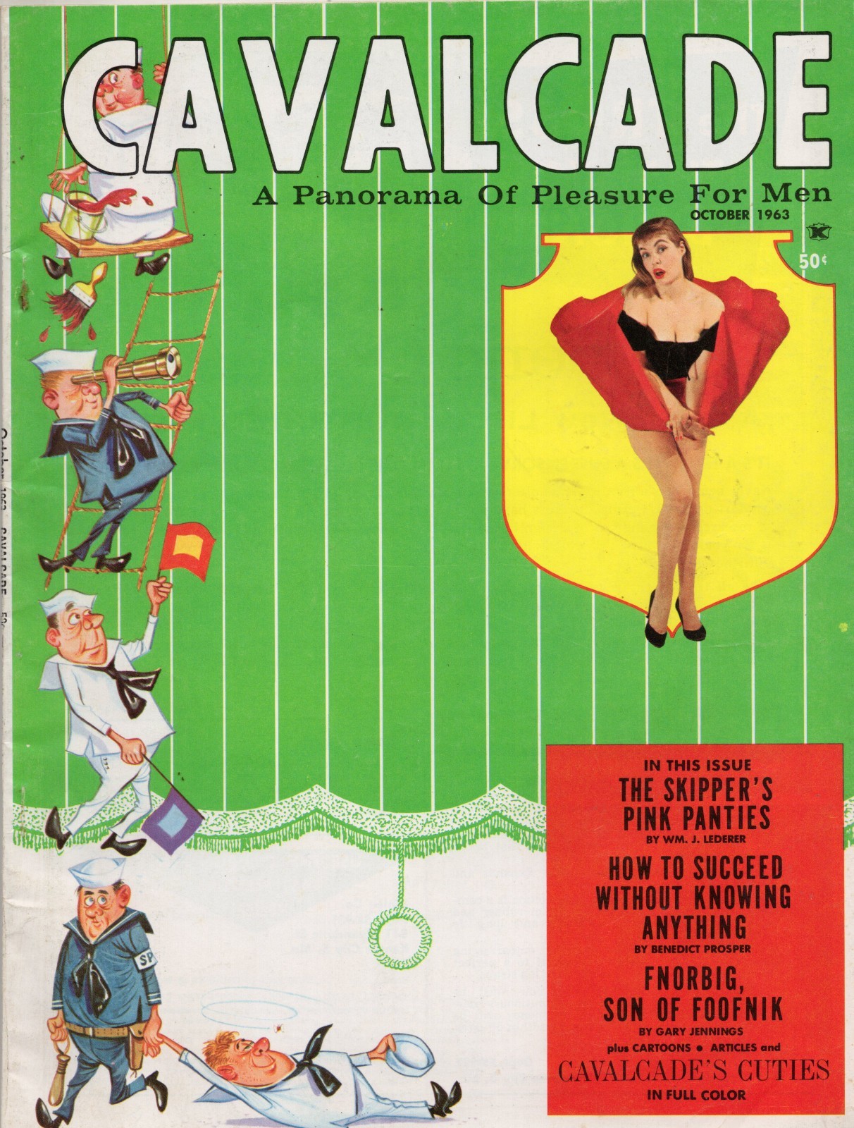 Cavalcade Men’s Interest Mag Vol 4 #13 October 1963 FN 6.0