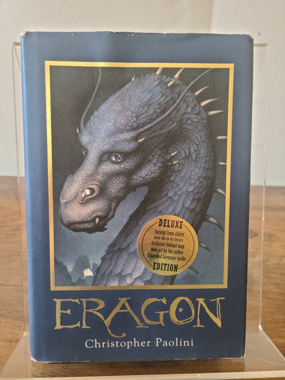 Eragon Book I by Christopher Paolini 2003 HCDJ Deluxe 1st/25th Edition & Poster