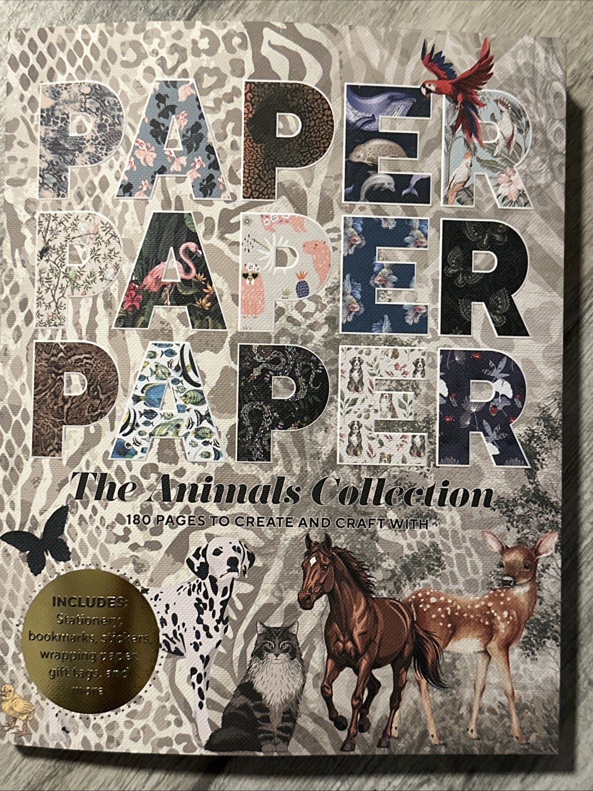 Paper Paper Paper The Animals Collection Book 180 Pages Create And Craft With