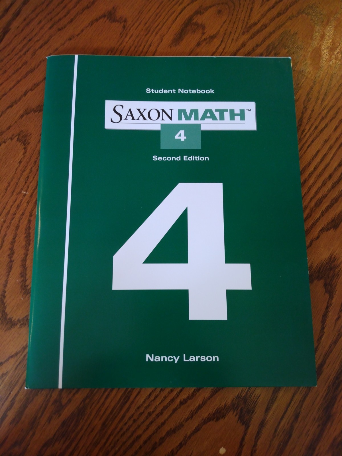 (1) Saxon Math 4 Student Notebook Larson 76 pages