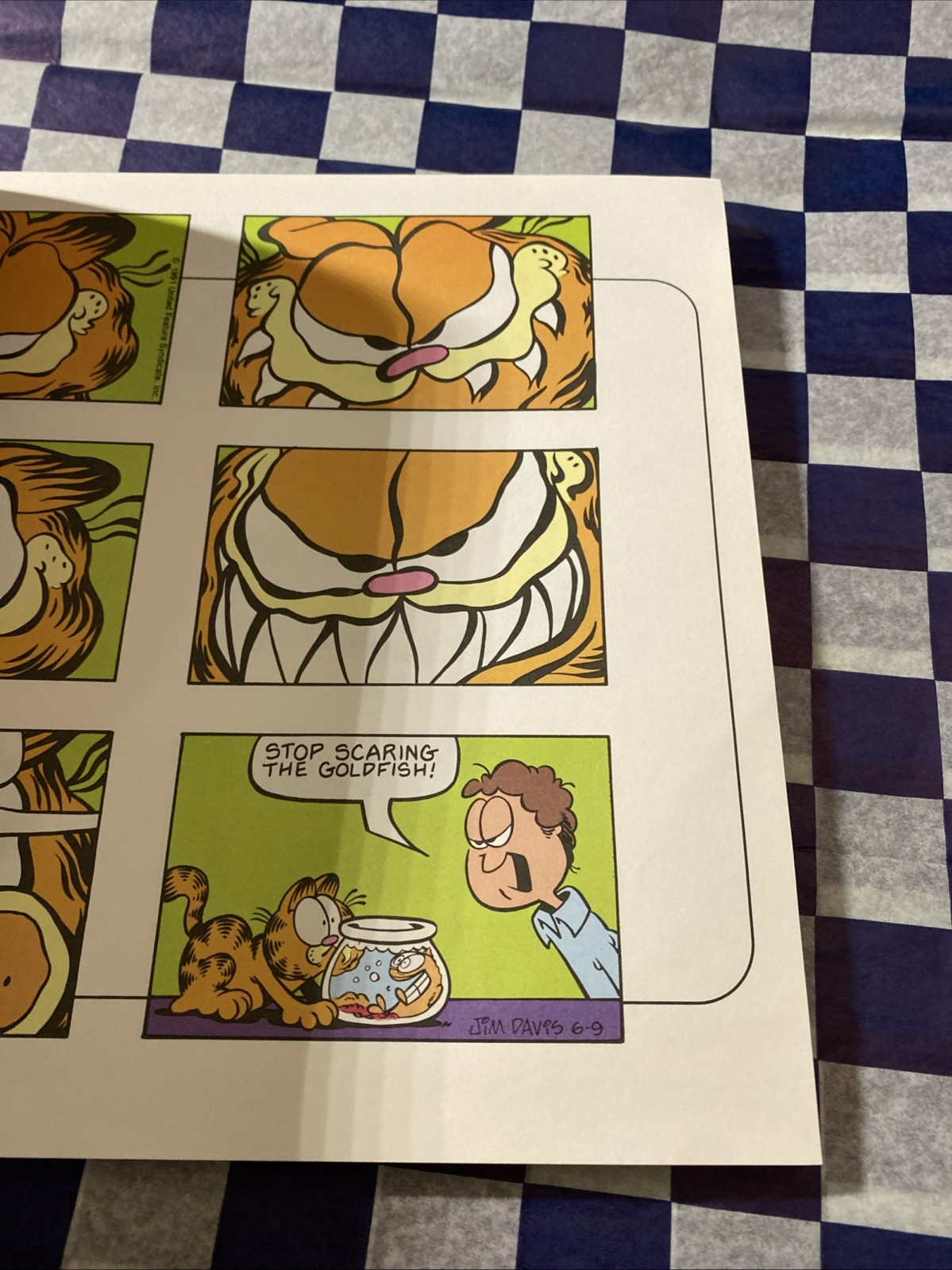 The 7th Garfield Treasury by Jim Davis 1993 Trade Paperback 8.5×10 Inches