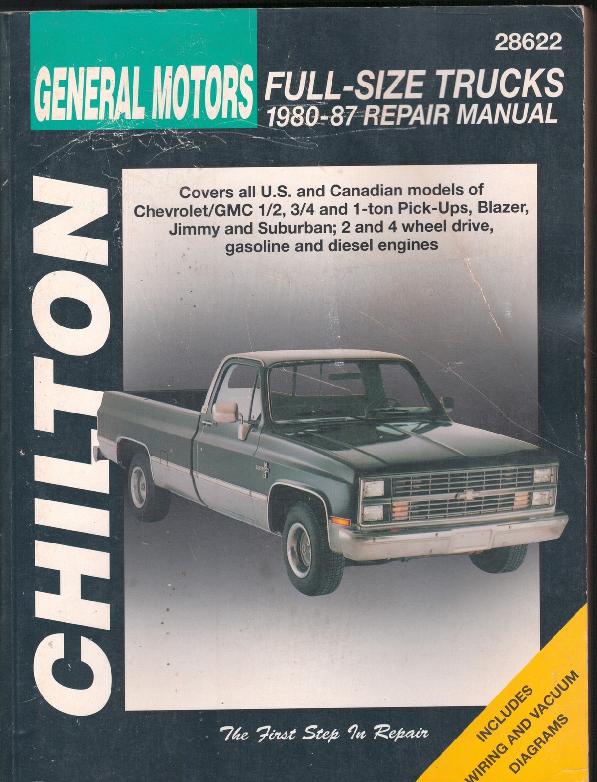 Chilton GM Full Size Trucks 1980-87 Repair Manual 28622 MN2610