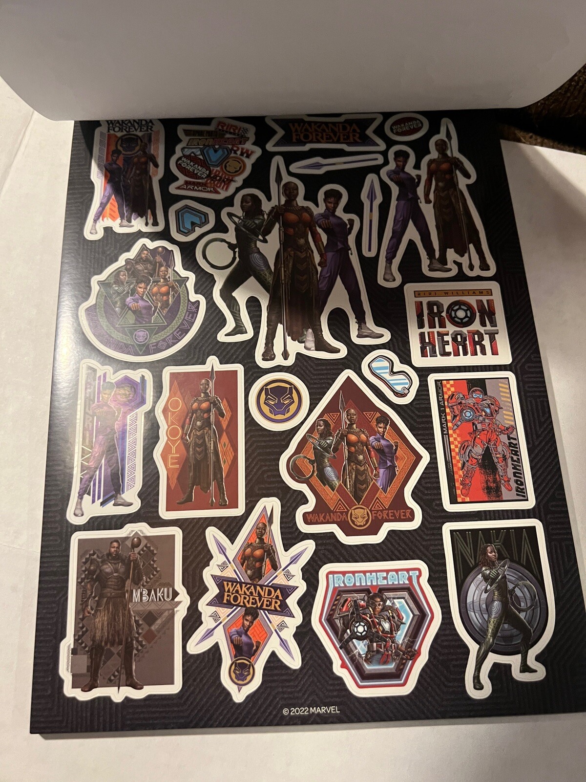 Black Panther Wakanda Forever Kids Create-A-Scene 90 Stickers Coloring Book Pad