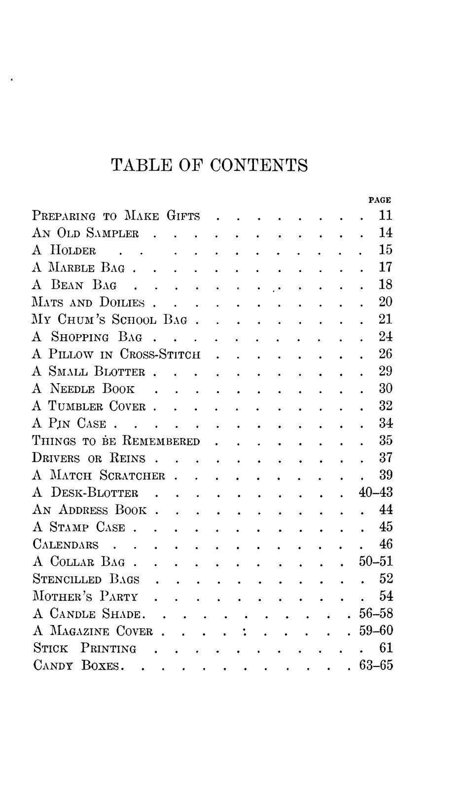 When Mother Lets Us Make Gifts “1914” 105 Pages