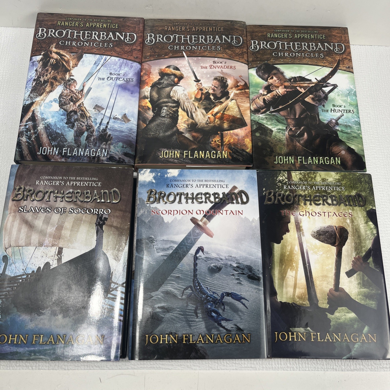 Brotherband Chronicles Hardcover Book Bundle Series 1-6 – John Flanagan Lot