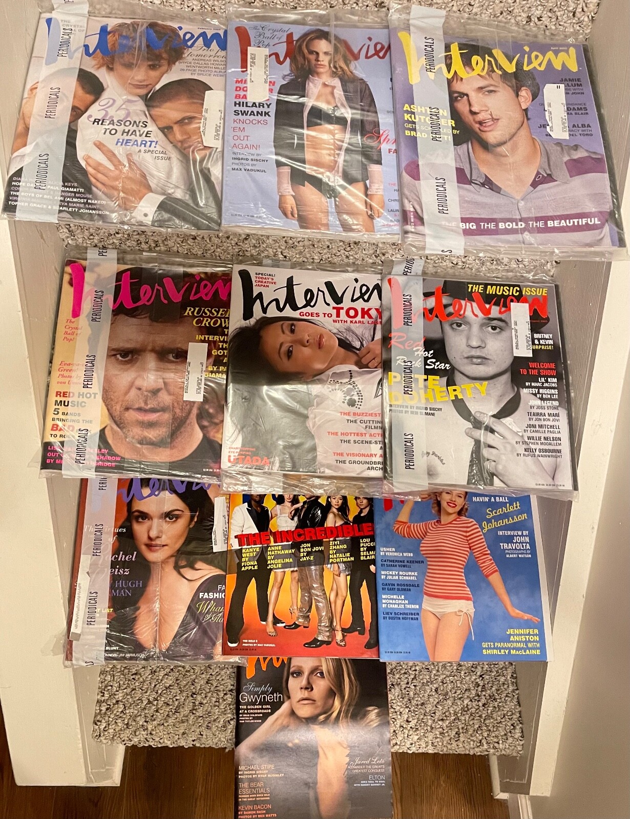 Interview Magazine Back Issues Complete The Year 2005 You Pick One