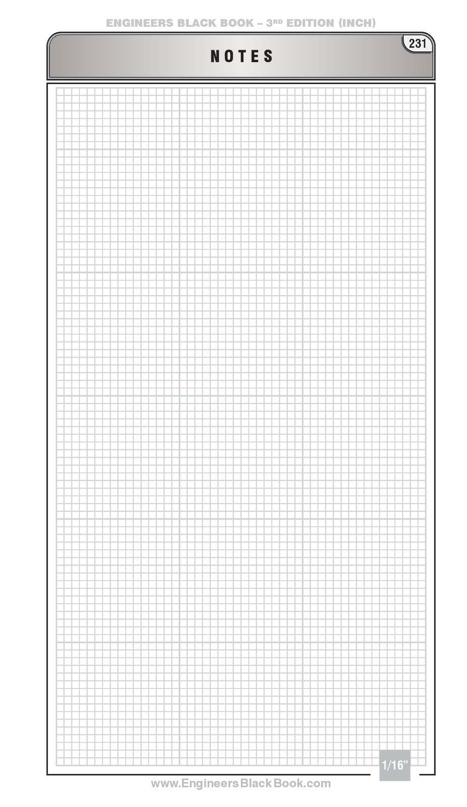 ENGINEERS Black Book – 3rd Edition (INCH) Large Workbench Edition
