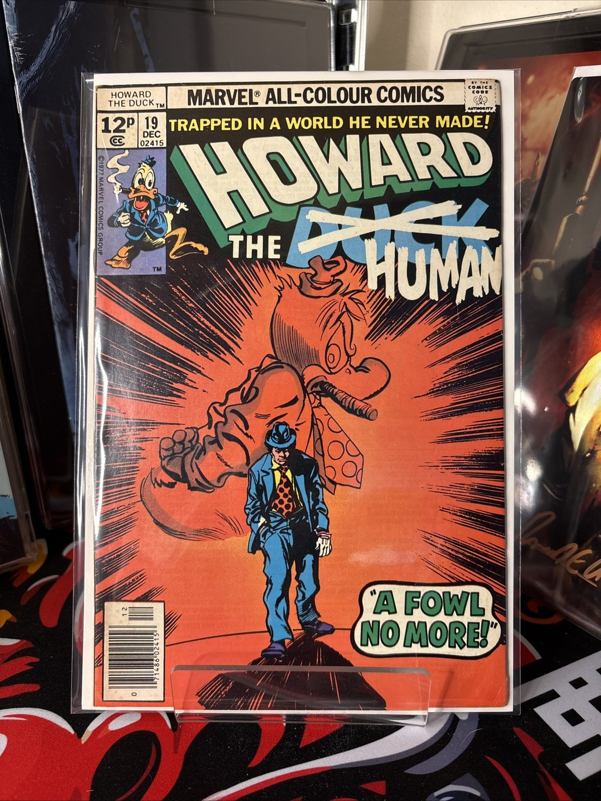HOWARD THE DUCK #19 (MARVEL 1977) VF/NM HOMAGE TO AMAZING SPIDER-MAN #50 3