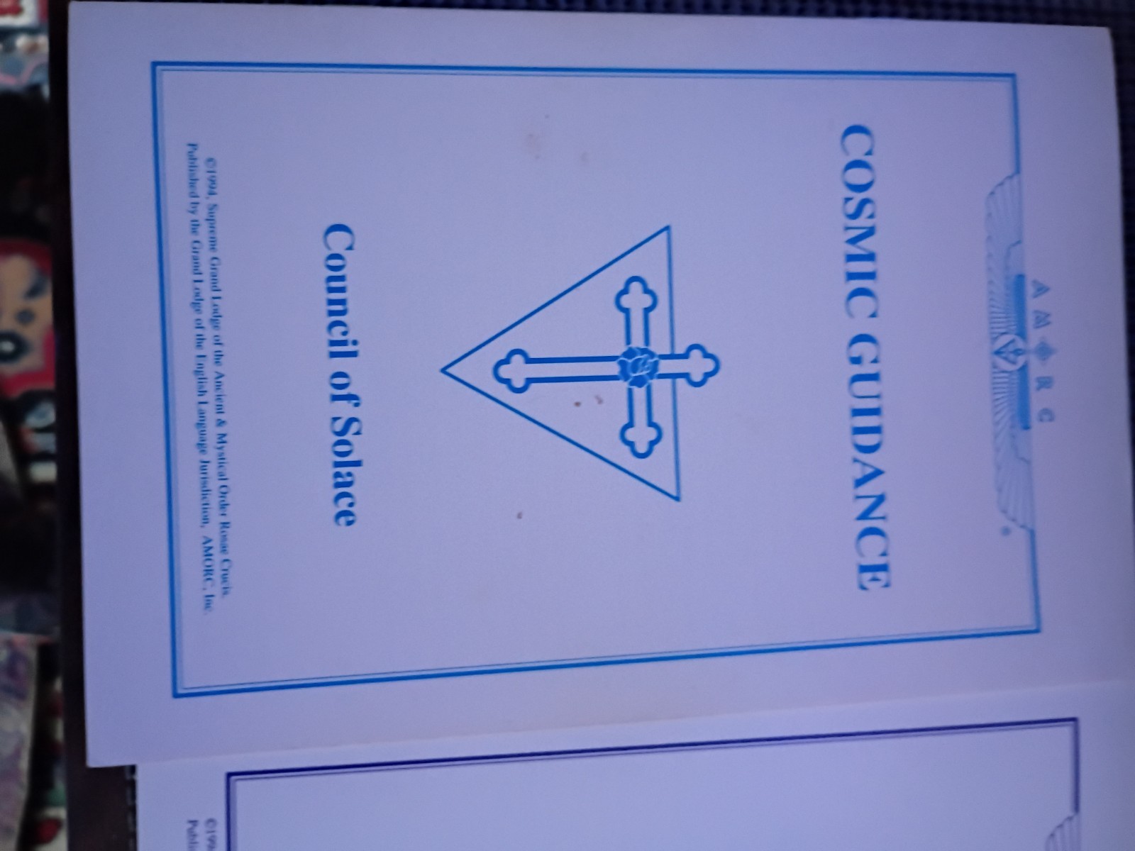 ROSICRUCIAN MASTER MONOGRAPHS ASSORMENT BOOKLET DEGREE 6,MANIFESTOM17,ETC