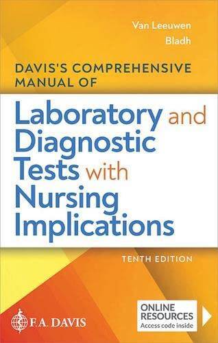 Daviss Comprehensive Manual of Laboratory and Diagnostic Tests With – VERY GOOD