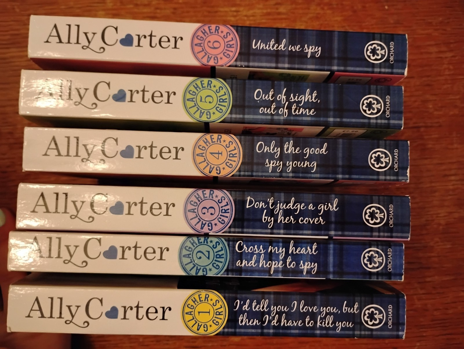 Gallagher Girls Books 1 – 6 YA series, Ally Carter, trade paperbacks