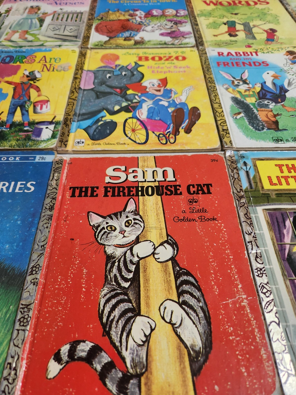 Lot Of 21 Vintsge Little Golden Books 29 Cent To 89 Cent