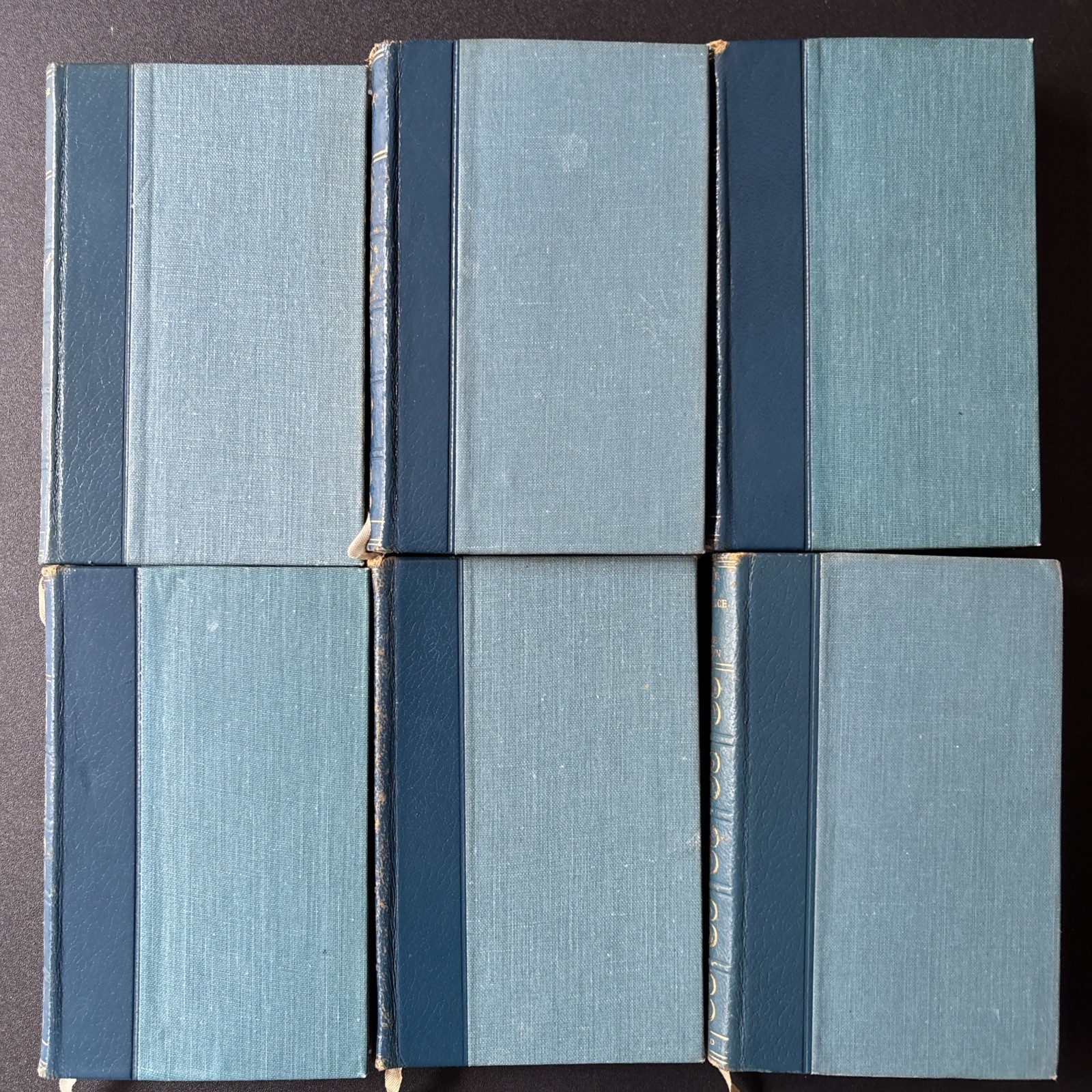 JANE AUSTEN – 6 Novels Complete Set – Leather QB & Gilt Top Edge (1964 Oxford)