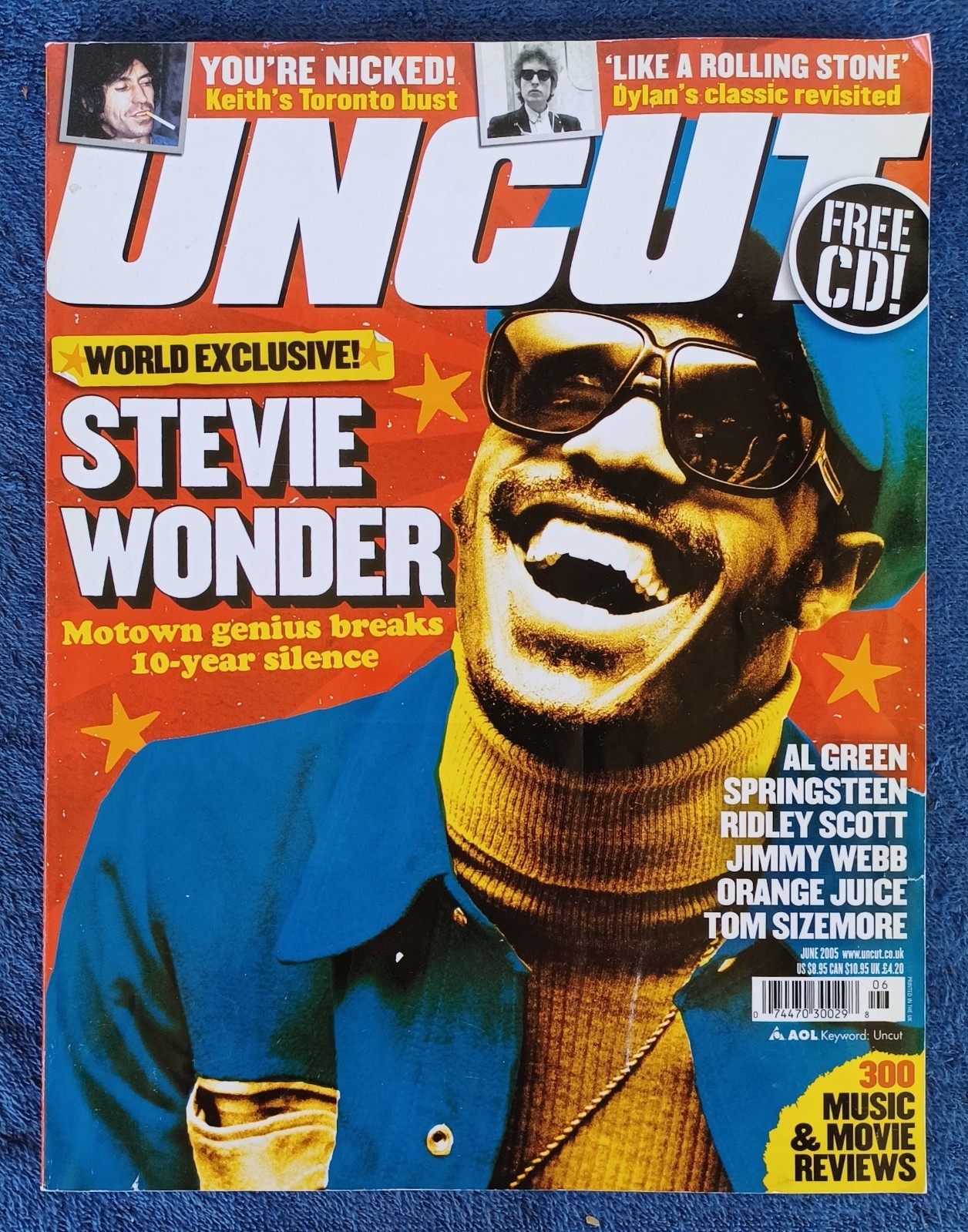 Stevie Wonder – Cover Story – Uncut Magazine – June, 2005 – 178 Pages
